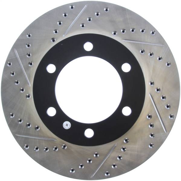 Stoptech - StopTech Sport Drilled/Slotted Brake Rotor Front Right 127.44118R