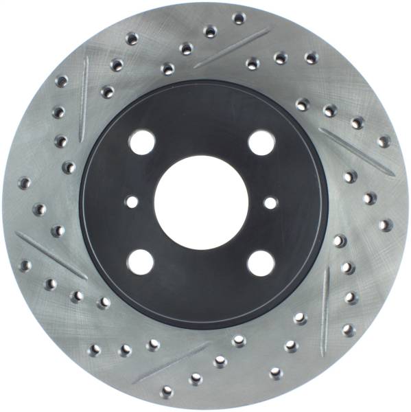 Stoptech - StopTech Sport Drilled/Slotted Brake Rotor Front Left 127.44119L