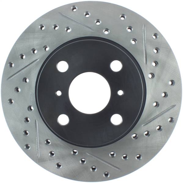 Stoptech - StopTech Sport Drilled/Slotted Brake Rotor Front Right 127.44119R