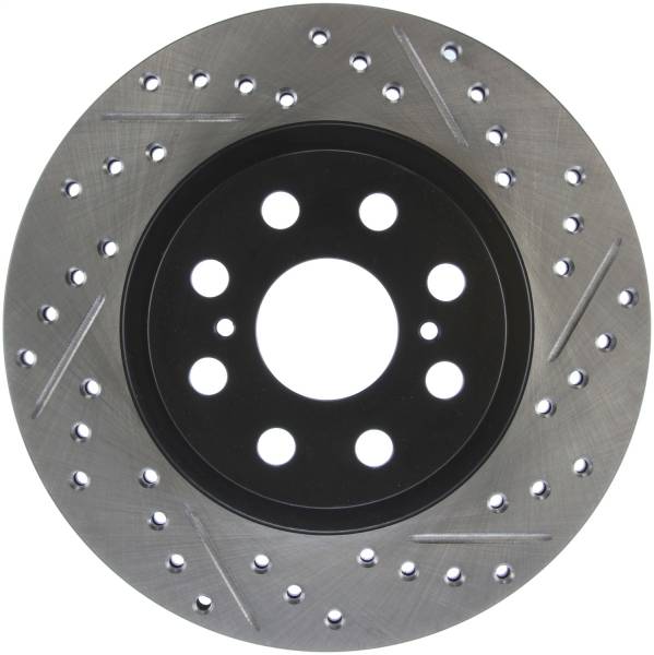 Stoptech - StopTech Sport Drilled/Slotted Brake Rotor Rear Left 127.44120L