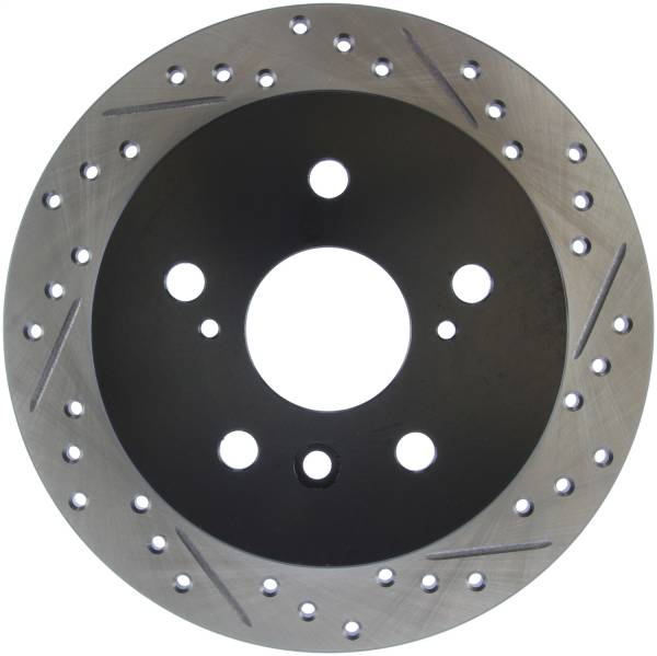 Stoptech - StopTech Sport Drilled/Slotted Brake Rotor Rear Left 127.44126L