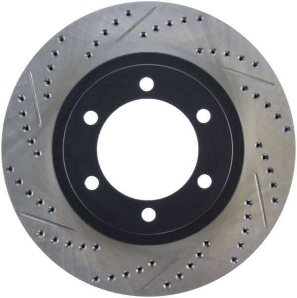 Stoptech - StopTech Sport Drilled/Slotted Brake Rotor Front Right 127.44127R