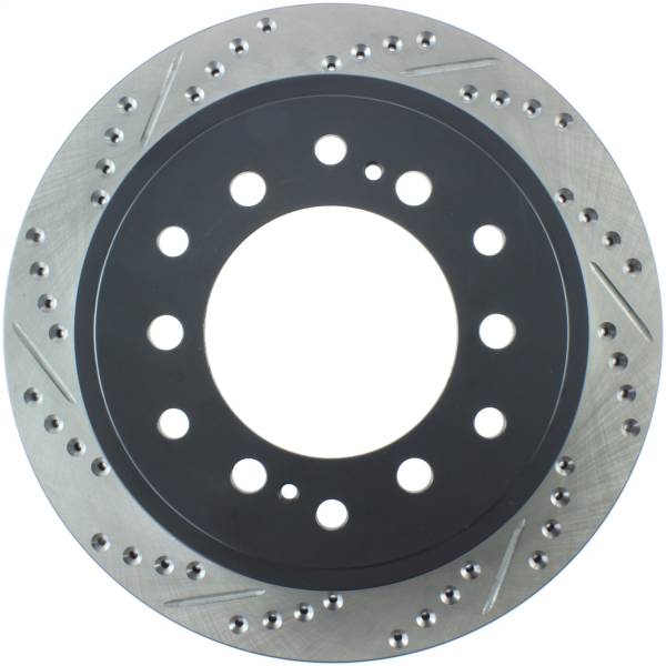 Stoptech - StopTech Sport Drilled/Slotted Brake Rotor Rear Right 127.44128R