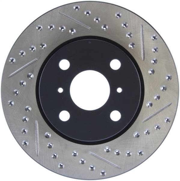 Stoptech - StopTech Sport Drilled/Slotted Brake Rotor Front Left 127.44133L