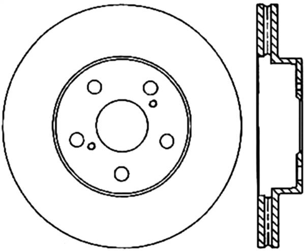 Stoptech - StopTech Sport Cryo Drilled/Slotted Brake Rotor Front Right 127.44136CR