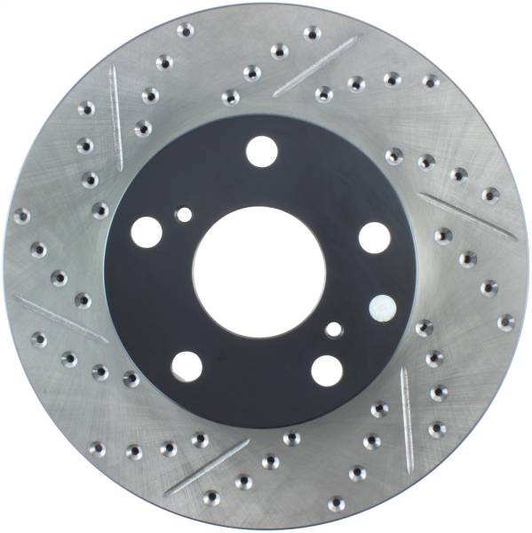 Stoptech - StopTech Sport Drilled/Slotted Brake Rotor Front Right 127.44136R