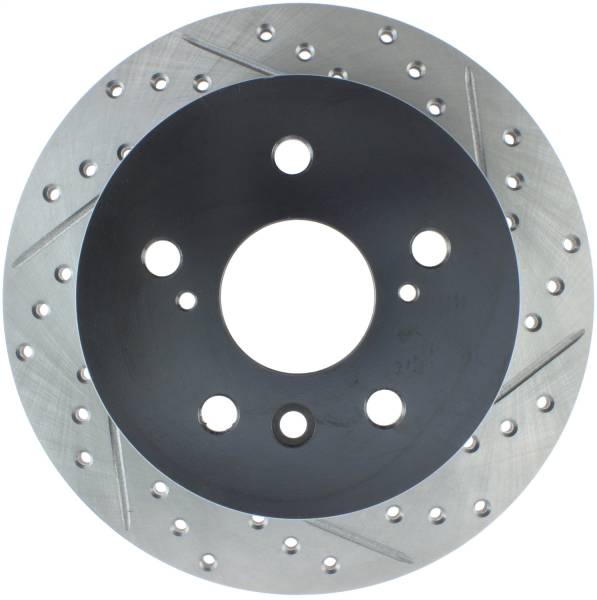 Stoptech - StopTech Sport Drilled/Slotted Brake Rotor Rear Left 127.44144L