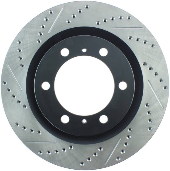 Stoptech - StopTech Sport Drilled/Slotted Brake Rotor; Front Right