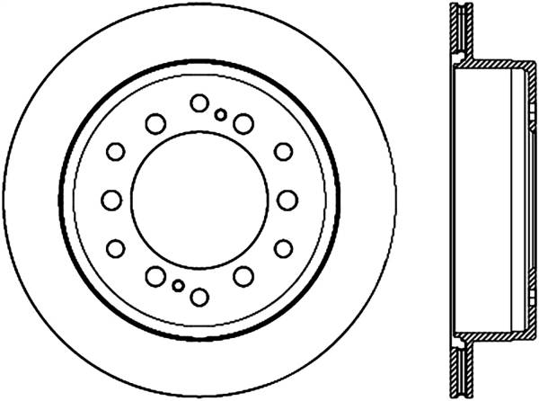 Stoptech - StopTech Sport Cryo Drilled/Slotted Brake Rotor Rear Right 127.44175CR