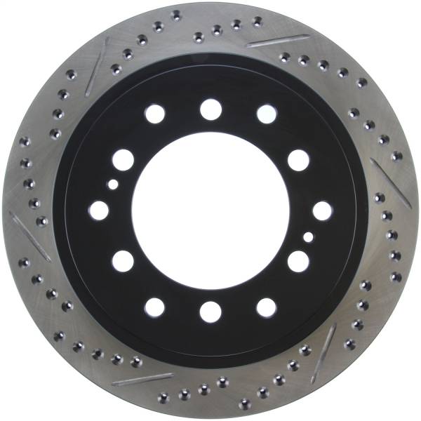 Stoptech - StopTech Sport Drilled/Slotted Brake Rotor; Rear Right