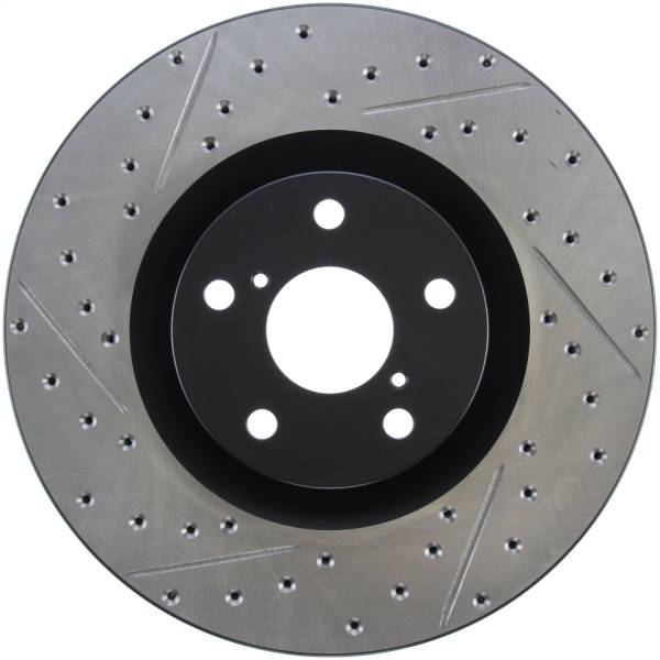 Stoptech - StopTech 14 Lexus IS Slotted & Drilled Front Righ Rotor - 127.44185R