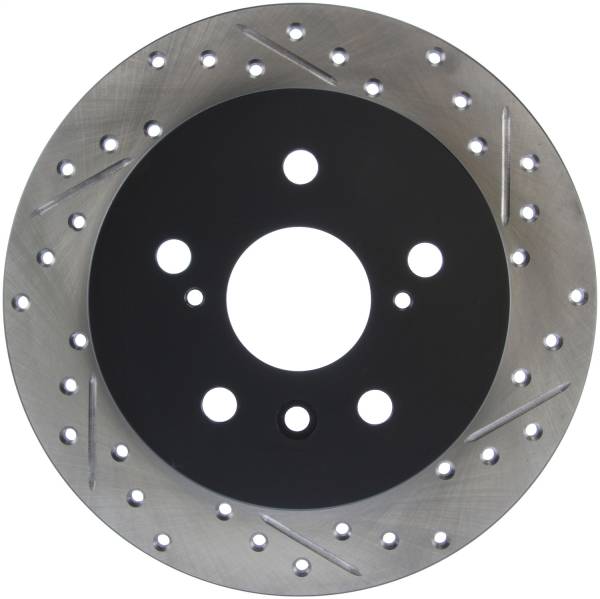 Stoptech - StopTech Sport Drilled & Slotted Rotor - Rear Left - 127.44188L