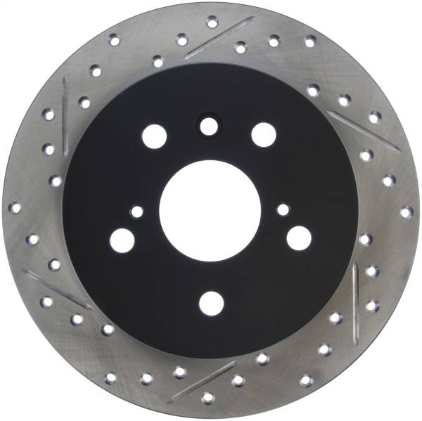 Stoptech - StopTech Sport Drilled/Slotted Brake Rotor Rear Right 127.44188R