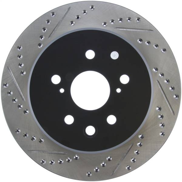 Stoptech - StopTech Slotted & Drilled Sport Brake Rotor Right Rear 13-14 Lexus GS300/350/400/430 - 127.44189R