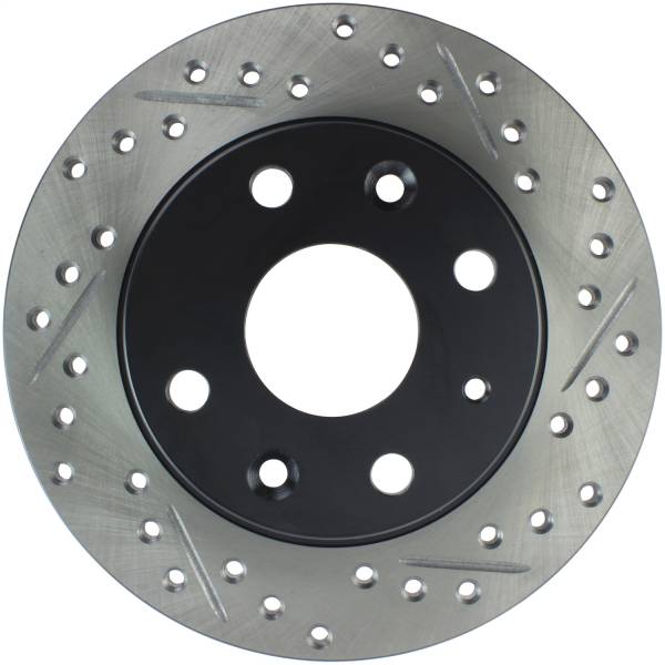 Stoptech - StopTech Sport Drilled/Slotted Brake Rotor Rear Left 127.45035L