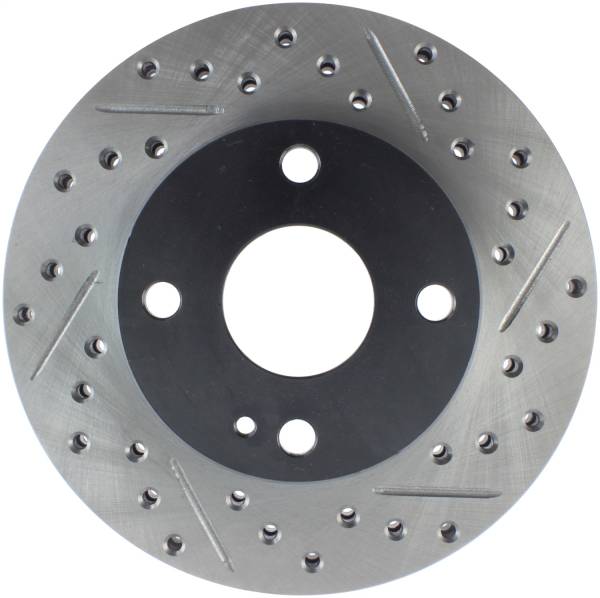 Stoptech - StopTech Sport Drilled/Slotted Brake Rotor Front Left 127.45039L