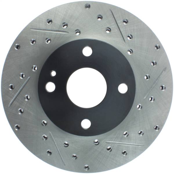 Stoptech - StopTech Sport Drilled/Slotted Brake Rotor Front Left 127.45040L