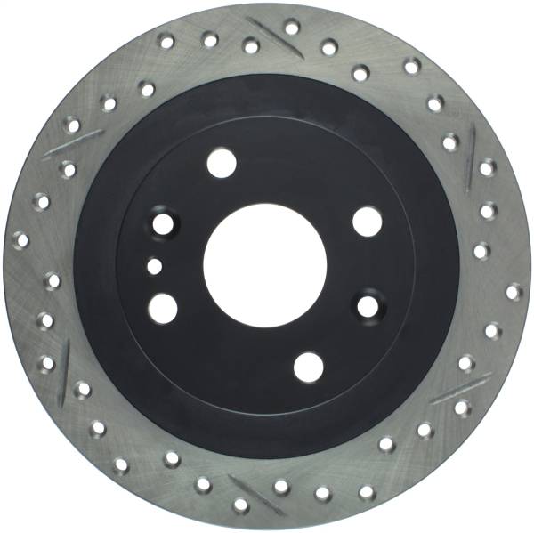 Stoptech - StopTech Sport Drilled/Slotted Brake Rotor Rear Left 127.45041L