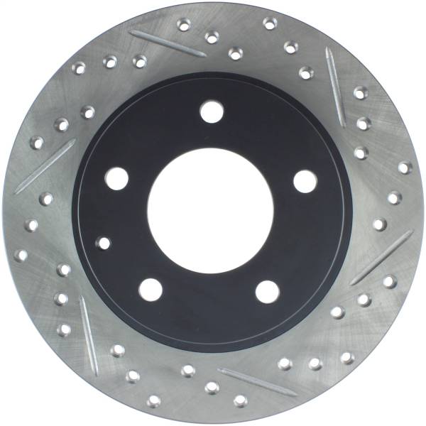 Stoptech - StopTech Sport Drilled/Slotted Brake Rotor Rear Left 127.45049L