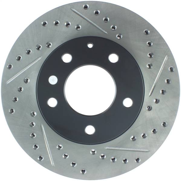 Stoptech - StopTech Sport Drilled/Slotted Brake Rotor Front Left 127.45053L