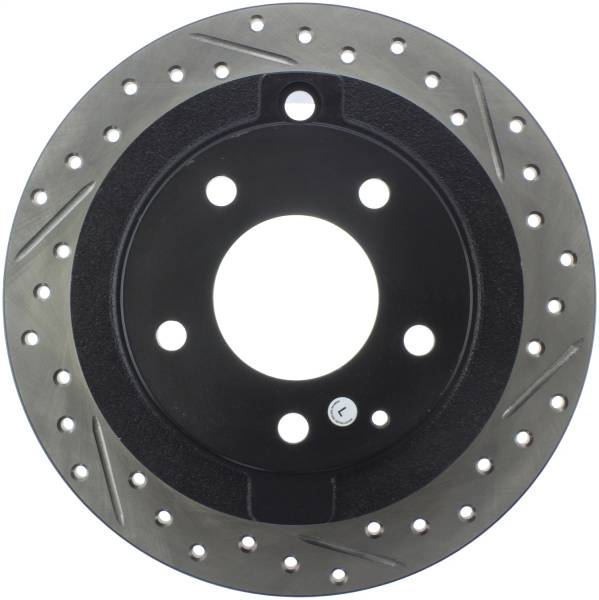 Stoptech - StopTech Sport Drilled/Slotted Brake Rotor Rear Left 127.45054L