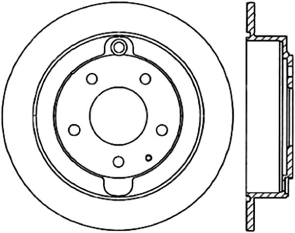 Stoptech - StopTech Sport Drilled/Slotted Brake Rotor Rear Right 127.45054R