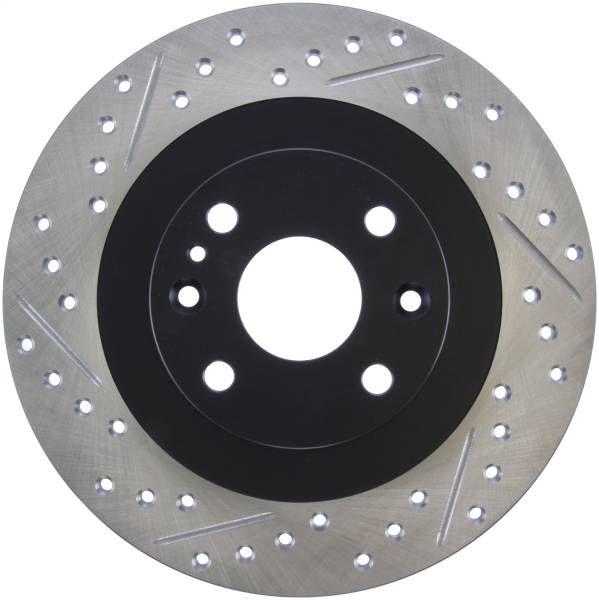 Stoptech - StopTech Sport Drilled/Slotted Brake Rotor Rear Right 127.45062R