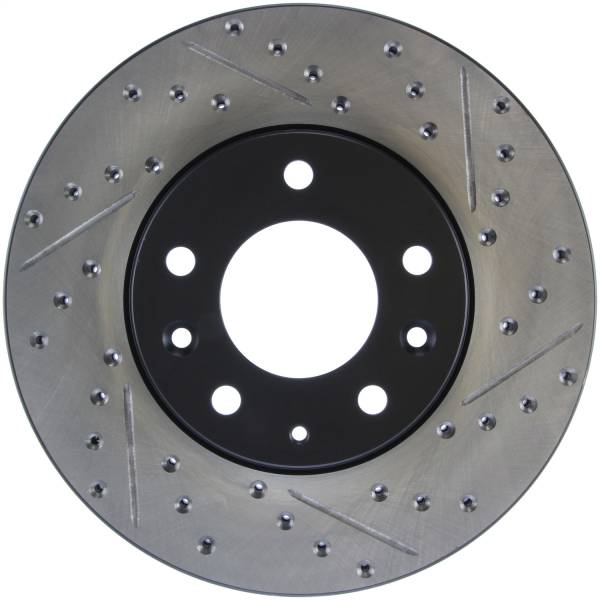 Stoptech - StopTech Sport Drilled/Slotted Brake Rotor Front Left 127.45063L