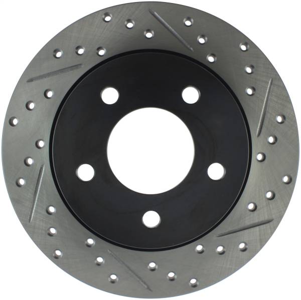 Stoptech - StopTech Sport Drilled/Slotted Brake Rotor Rear Left 127.45066L