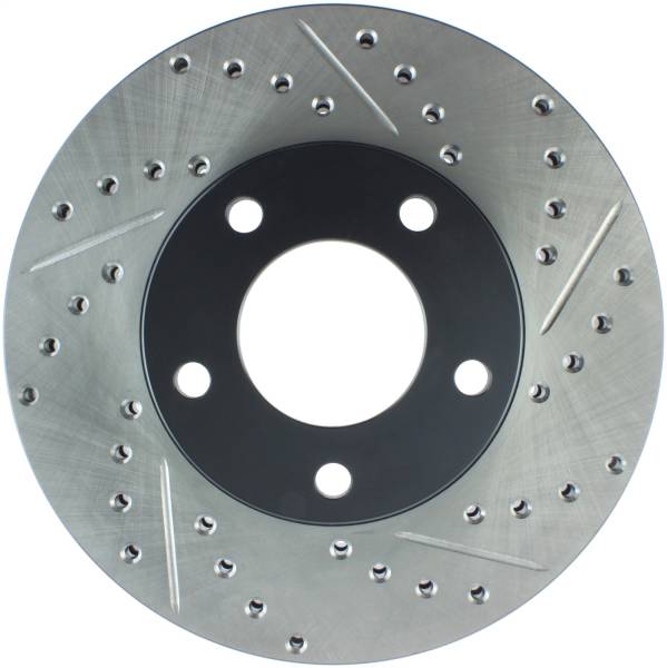 Stoptech - StopTech Sport Drilled/Slotted Brake Rotor Front Left 127.45068L