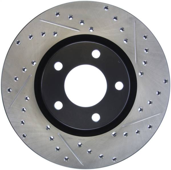 Stoptech - StopTech Sport Drilled/Slotted Brake Rotor Front Left 127.45069L