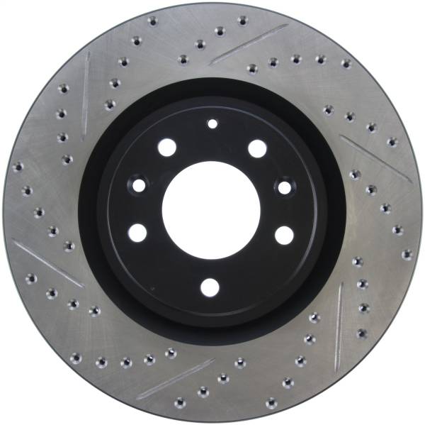 Stoptech - StopTech Sport Drilled/Slotted Brake Rotor Front Right 127.45071R