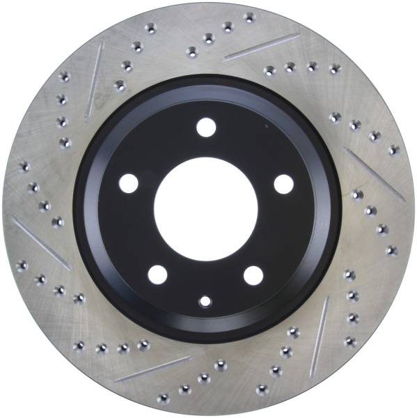 Stoptech - StopTech Sport Drilled/Slotted Brake Rotor Rear Right 127.45072R