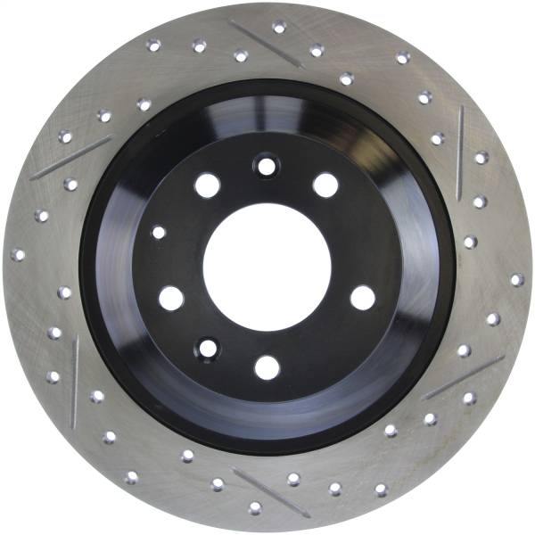 Stoptech - StopTech Sport Drilled/Slotted Brake Rotor Rear Left 127.45074L