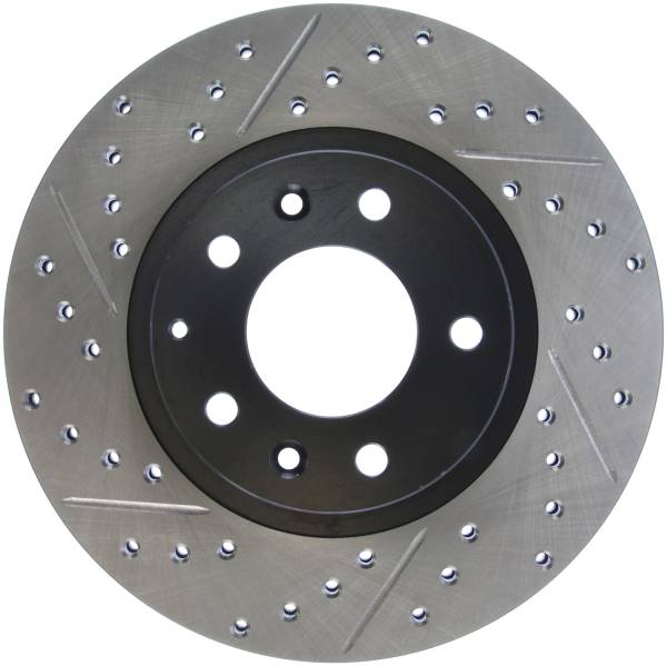 Stoptech - StopTech Sport Drilled/Slotted Brake Rotor Front Right 127.45075R