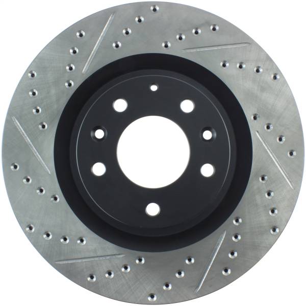 Stoptech - StopTech Sport Drilled/Slotted Brake Rotor; Front Right