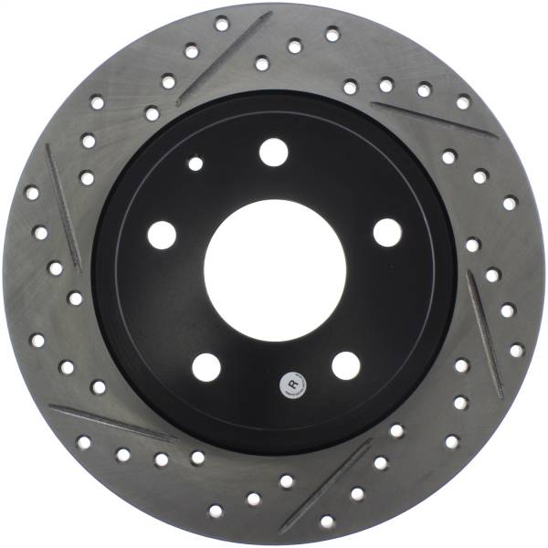 Stoptech - StopTech Sport Drilled/Slotted Brake Rotor; Rear Right