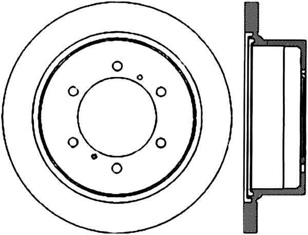 Stoptech - StopTech Sport Drilled/Slotted Brake Rotor Rear Left 127.46041L