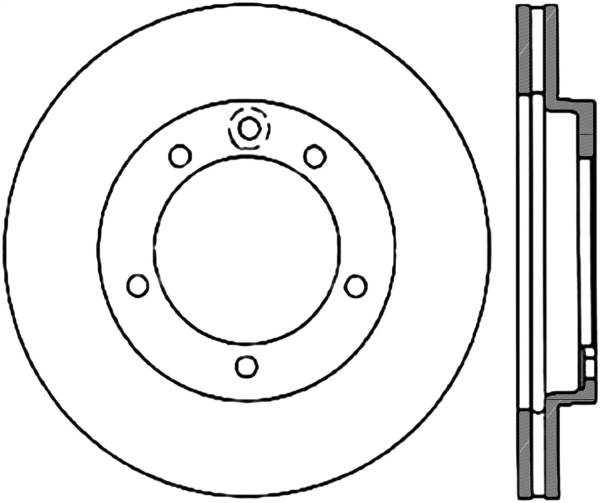 Stoptech - StopTech Sport Drilled/Slotted Brake Rotor Rear Left 127.46053L