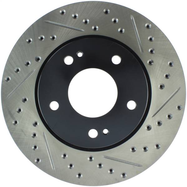 Stoptech - StopTech Sport Drilled/Slotted Brake Rotor Front Left 127.46061L