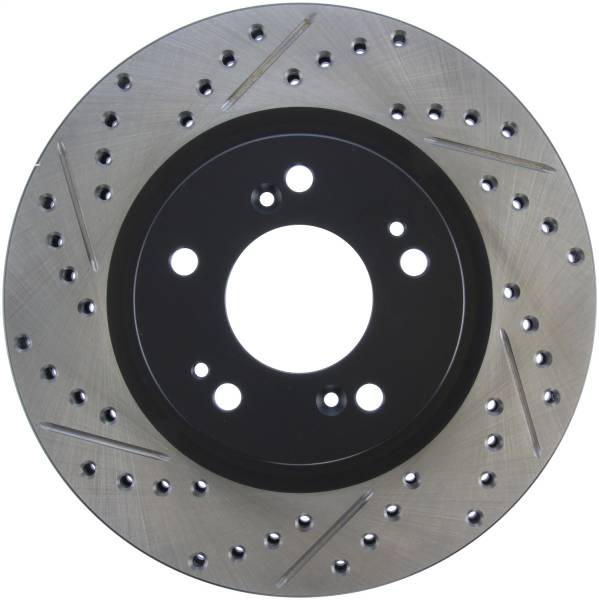 Stoptech - StopTech Sport Drilled/Slotted Brake Rotor Front Right 127.46066R