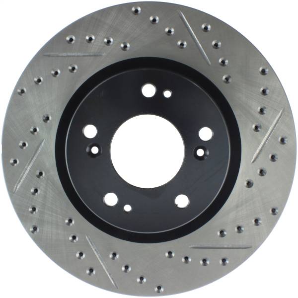 Stoptech - StopTech Sport Drilled/Slotted Brake Rotor Front Left 127.46068L