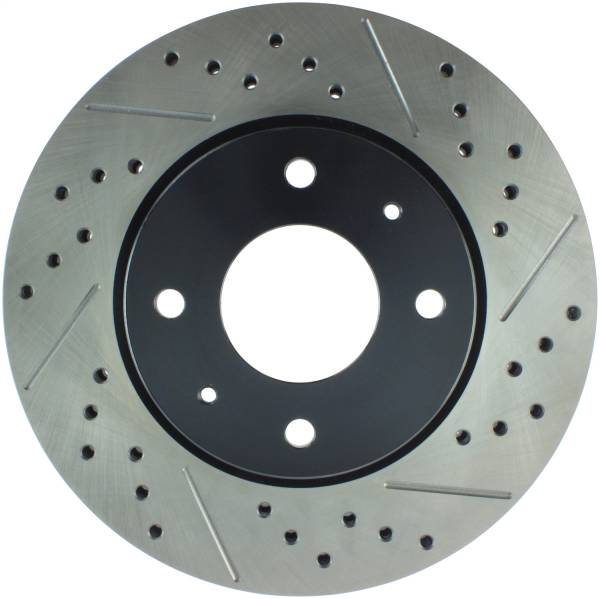 Stoptech - StopTech Sport Drilled/Slotted Brake Rotor Front Left 127.46070L