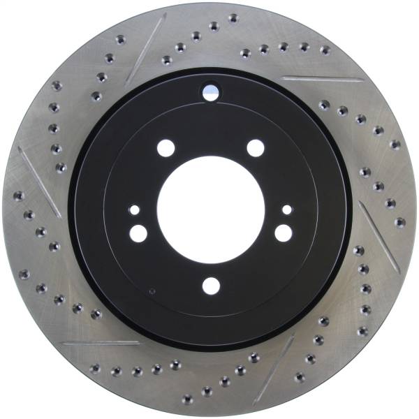 Stoptech - StopTech Sport Drilled/Slotted Brake Rotor Rear Right 127.46075R