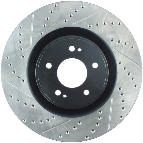 Stoptech - StopTech Sport Drilled/Slotted Brake Rotor Front Right 127.46076R