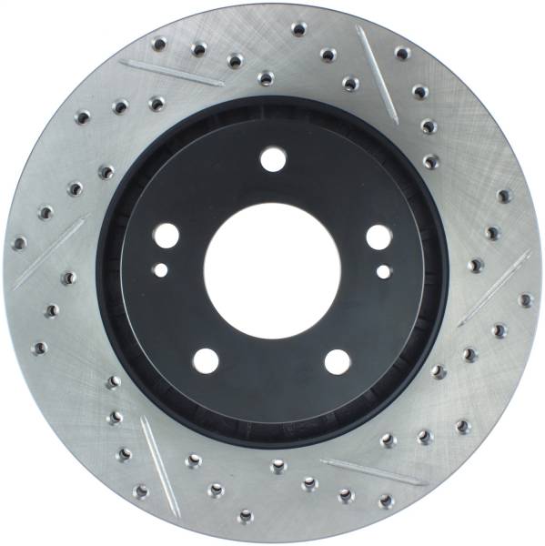 Stoptech - StopTech Sport Drilled/Slotted Brake Rotor Front Left 127.46078L