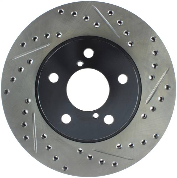 Stoptech - StopTech Sport Drilled/Slotted Brake Rotor Front Left 127.47010L