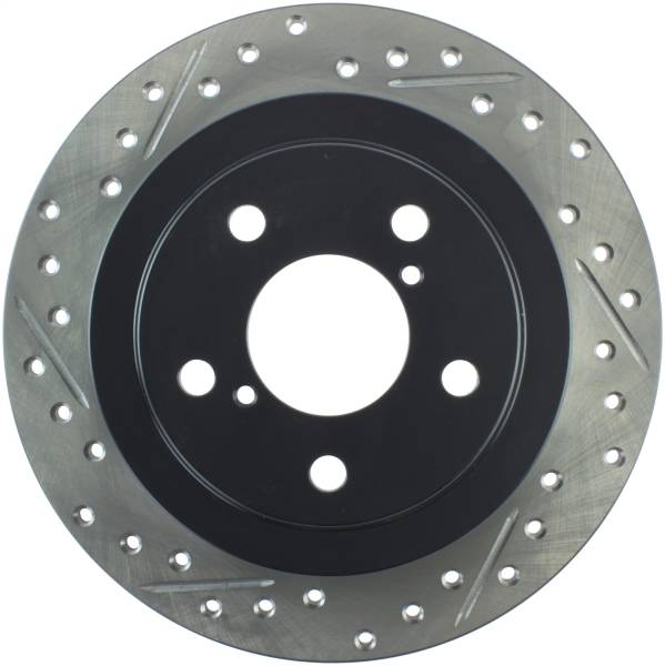 Stoptech - StopTech Sport Drilled/Slotted Brake Rotor Rear Right 127.47011R