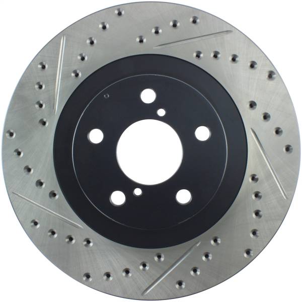 Stoptech - StopTech Sport Drilled/Slotted Brake Rotor Front Right 127.47018R