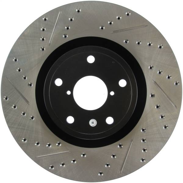 Stoptech - StopTech Sport Drilled/Slotted Brake Rotor Front Right 127.47022R